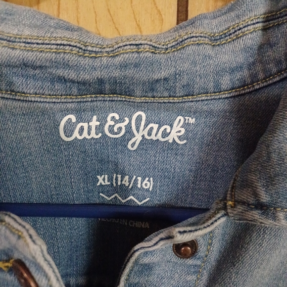 Girls cat and Jack jacket size XL 14/16 - Picture 3 of 4
